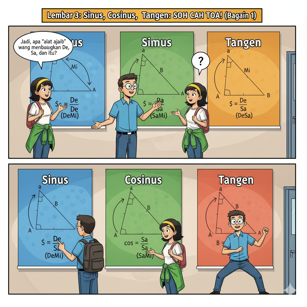 Ilustrasi segitiga siku-siku